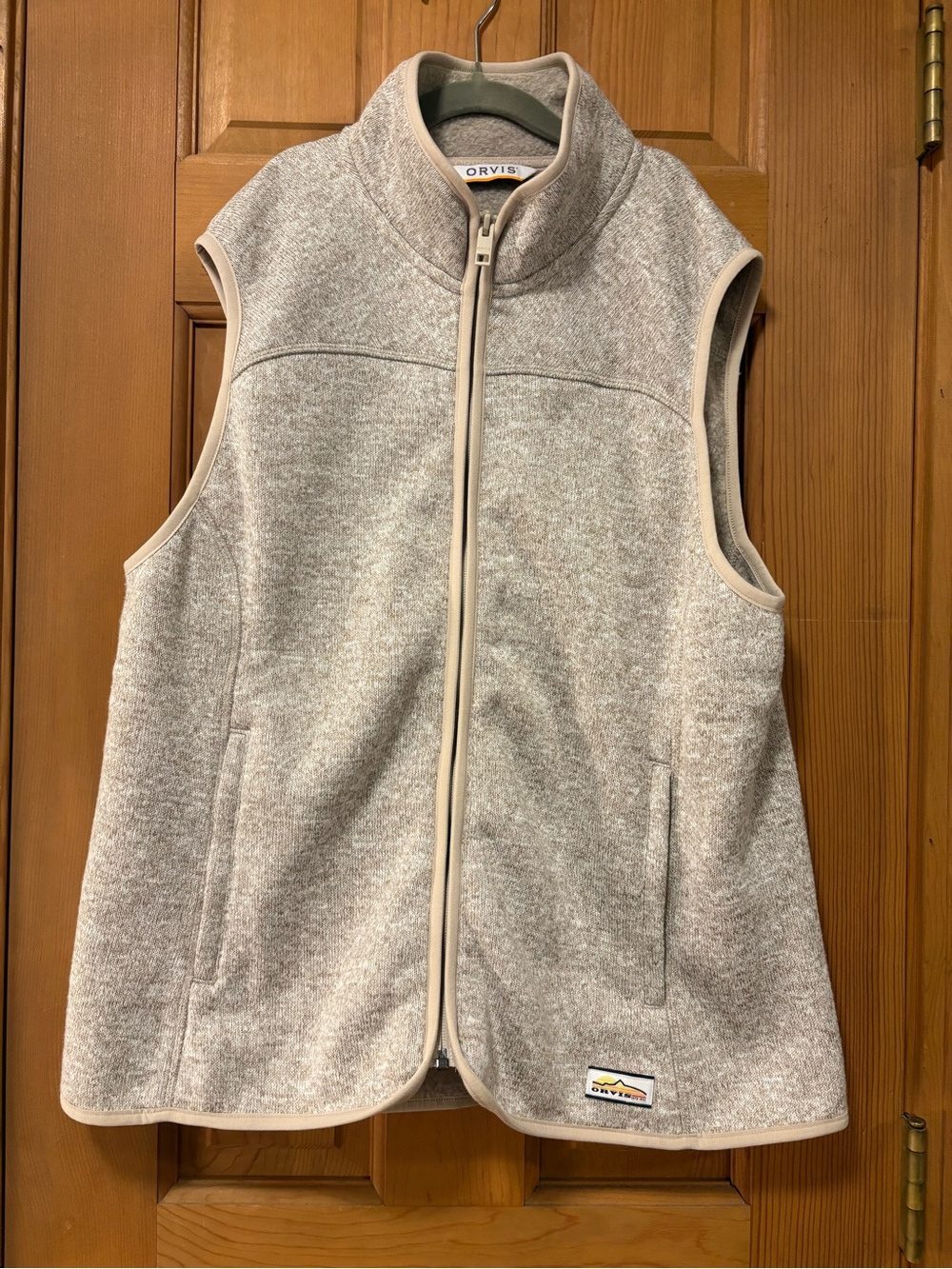 Orvis Women’s Full-Zip Lightweight Knit Fleece Sweater Vest Size L